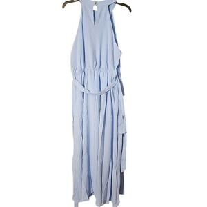 Grace Karin XL Pastel Blue Summer Halter Dress – Coquette Flowy Stylish  NWT